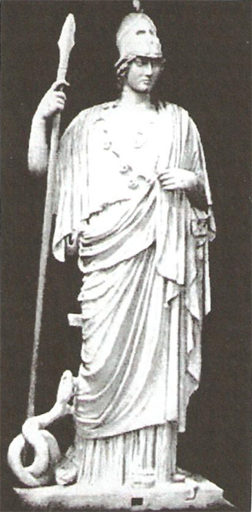 The goddess Pallas Athena-the Spear Shaker